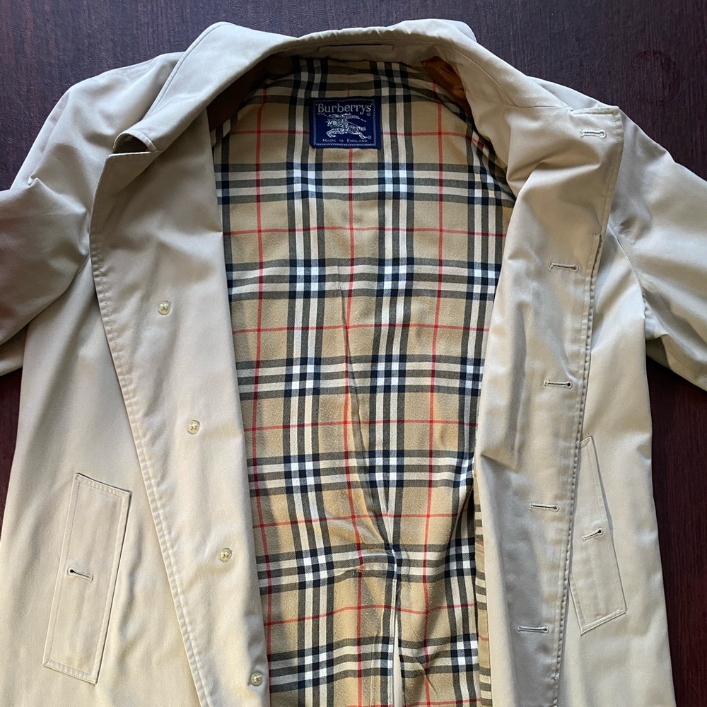 Burberry car coat